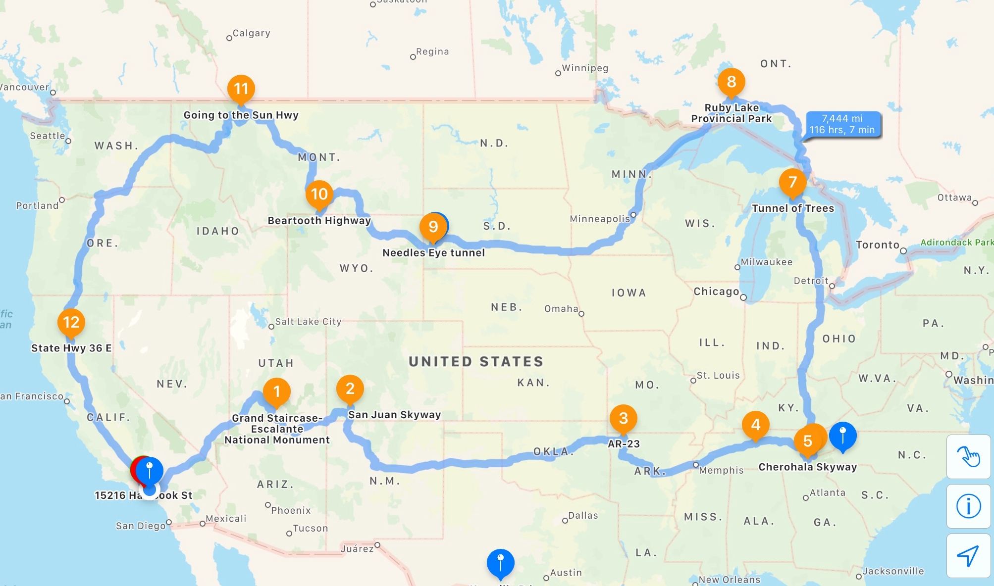 Best Motorcycle Roads In America